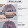 imageSukeen Cooling Sun Hat for Men Women UPF50 Wide Brim Fishing Hat with Neck Flap Adjustable Foldable Bucket Hat for HikingPurple