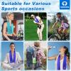 imageSukeen Cooling Towel for Neck and Face40quotx12quotBulk Ice Towel Quick Dry Sports Cool Towels Soft Breathable Sweat Towels for Workout Yoga Golf Gym Camping Sport Running40pack