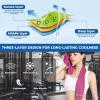 imageSukeen Cooling Towels for Neck and Face 40quot x 12quot Cooling Towel 6 Pack Microfiber Best Sports Cooling Cool Towels for Hot Weather Soft Breathable Cooling Towels for Sweat Athletes Men WomenPinkgreendark Blueblack