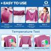 imageSukeen Cooling Towels for Neck and Face 40quot x 12quot Cooling Towel 6 Pack Microfiber Best Sports Cooling Cool Towels for Hot Weather Soft Breathable Cooling Towels for Sweat Athletes Men WomenOrangedark Bluegreenpinklake Blueblack
