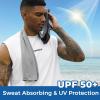 imageSukeen Cooling Towels for Neck and Face 40quot x 12quot Cooling Towel 6 Pack Microfiber Best Sports Cooling Cool Towels for Hot Weather Soft Breathable Cooling Towels for Sweat Athletes Men WomenLake Bluepurpledark Bluepinkgreengray