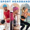 imageSukeen Cooling Workout Headbands Women Men Wide Stretchy NonSlip Moisture Wicking Hairband Sports Running Sweat BandsBlackBlueRose PinkGrey