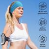 imageSukeen Cooling Workout Headbands Women Men Wide Stretchy NonSlip Moisture Wicking Hairband Sports Running Sweat BandsBlackBlueRose PinkGrey
