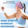 imageSukeen Cooling Workout Headbands Women Men Wide Stretchy NonSlip Moisture Wicking Hairband Sports Running Sweat BandsMacaron BlueMacaron PinkMacaron Mint GreenLauva