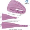 imageSukeen Cooling Workout Headbands Women Men Wide Stretchy NonSlip Moisture Wicking Hairband Sports Running Sweat BandsMacaron BlueMacaron PinkMacaron Mint GreenLauva