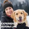 imageSukeen Ear Warmer Headband for Women DoubleLayer Warm Winter Headbands for Women Ear Muffs for Running Cycling SportsBlack Gray