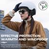 imageSukeen Ear Warmer Headband for Women DoubleLayer Warm Winter Headbands for Women Ear Muffs for Running Cycling SportsBlack Gray