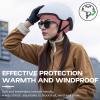 imageSukeen Ear Warmer Headband for Women DoubleLayer Warm Winter Headbands for Women Ear Muffs for Running Cycling SportsBlack Red