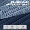 imageSukeen Ear Warmer Headband for Women DoubleLayer Warm Winter Headbands for Women Ear Muffs for Running Cycling SportsBlue Navy Blue