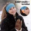 imageSukeen Ear Warmer Headband for Women DoubleLayer Warm Winter Headbands for Women Ear Muffs for Running Cycling SportsGray Baby Blue