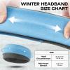 imageSukeen Ear Warmer Headband for Women DoubleLayer Warm Winter Headbands for Women Ear Muffs for Running Cycling Sportsz Beige Baby Blue  2 pack