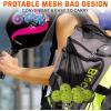 imageSukeen Indoor Pickleball Balls with Bag  26 Holes Pickle Ball Indoor Pickleballs  High Bounce Pickleball Balls Indoor  Pickle Balls for Beginner Intermediate Player 6 Pack  Neon Green