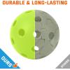 imageSukeen Indoor Pickleball Balls with Bag  26 Holes Pickle Ball Indoor Pickleballs  High Bounce Pickleball Balls Indoor  Pickle Balls for Beginner Intermediate Player 12 Pack  Neon Green