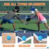 imageSukeen Indoor Pickleball Balls with Bag  26 Holes Pickle Ball Indoor Pickleballs  High Bounce Pickleball Balls Indoor  Pickle Balls for Beginner Intermediate Player 12 Pack  Blue