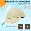 imageSukeen Kids Sun Hats for Girls Boys Quick Drying Baseball Cap Lightweight Sun Protection Hat for Outdoor ActivityBeige
