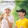 imageSukeen Kids Sun Hats for Girls Boys Quick Drying Baseball Cap Lightweight Sun Protection Hat for Outdoor ActivityBlack