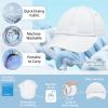 imageSukeen Kids Sun Hats for Girls Boys Quick Drying Baseball Cap Lightweight Sun Protection Hat for Outdoor ActivityWhite