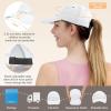 imageSukeen Kids Sun Hats for Girls Boys Quick Drying Baseball Cap Lightweight Sun Protection Hat for Outdoor ActivityWhite