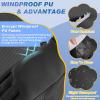 imageSukeen Kids Winter Warm Gloves for Boys Girls Windproof PU Cold Weather Gloves Aged 414 AntiSlip Gloves for Cycling Outdoor
