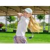 imageSukeen Lightweight Kids Baseball Caps for Boy Girls UPF50 Kids Sun Hat QuickDry Youth Performance Hat for Outdoor ActivityLight Blue