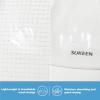 imageSukeen Lightweight Kids Baseball Caps for Boy Girls UPF50 Kids Sun Hat QuickDry Youth Performance Hat for Outdoor ActivityWhite