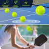 imageSukeen Outdoor Pickleball Balls 40 Holes High Bounce True Flight Pickleball Ball High Visibility Outdoor Pickleballs High Elasticity Pickle Balls with Mesh Bagb Neon Green12