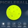 imageSukeen Pickleball Balls Outdoor Crack Resistant Pickleballs OnePiece Seamless 40 Holes Pickleball High Visibility Neon Pickleballs Pickle Balls 12 Pack