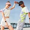 imageSukeen Sports Sun Visor Men Women Lightweight Portable Cooling Stretchy Visor Hat for Running Golf Daily WearBlackRed