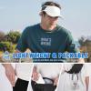 imageSukeen Sports Sun Visor Men Women Lightweight Portable Cooling Stretchy Visor Hat for Running Golf Daily WearWhiteGrey