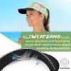 imageSukeen Sports Sun Visor for Men Women Lightweight Empty Top Visor Hat Adjustable Packable Sun Hat for Golf Daily Wear Black