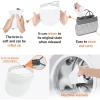 imageSukeen Sports Sun Visor for Women Men Lightweight Packable Running Visor Hat for RunningTennisGolfHikingWhite