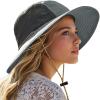 imageSukeen Sun Hats for Women Wide Brim Hats for Mens Fishing Hat Bucket Hat Summer Packable Beach Hat UV Protection 50 HatGrey