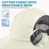 imageSukeen Sun Hats for Women Wide Brim Hats for Mens Fishing Hat Bucket Hat Summer Packable Beach Hat UV Protection 50 HatWhite