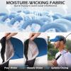 imageSukeen Sun Visor Hat for Men Large Head Lightweight Cooling Stretchy Visor Hat for Running Tennis Golf Daily WearBlue