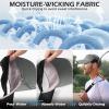imageSukeen Sun Visor Hat for Men Large Head Lightweight Cooling Stretchy Visor Hat for Running Tennis Golf Daily WearGrey