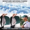 imageSukeen Sun Visor Hat for Men Large Head Lightweight Cooling Stretchy Visor Hat for Running Tennis Golf Daily WearTeal Blue