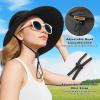 imageSukeen Wide Brim Sun Hats for Women Men Double Sided Wearing Fishing Hats UPF50 Cooling Bucket Hat for Beach Hiking OutdoorRed