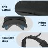 imageSukeen Womens Adjustable Fit Runners Lightweight Comfort Performance Visor Sports Sun Visor One Size Fits MostBlack