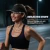 imageSukeen Womens Adjustable Fit Runners Lightweight Comfort Performance Visor Sports Sun Visor One Size Fits MostBlack