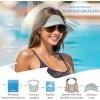 imageSukeen Womens Adjustable Fit Runners Lightweight Comfort Performance Visor Sports Sun Visor One Size Fits MostGrey