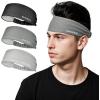 imageSukeen Workout Headbands for Men Sweat Bands Sweatbands Headbands for Women Cooling Towels 4 Pack