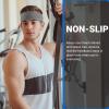 imageSukeen Workout Headbands for Men Sweat Bands Sweatbands Headbands for Women Cooling Towels 4 Pack