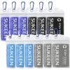 imageSukeen Cooling TowelInstant Evaporative Cooling for SportsYogaGolfGymNeckWorkout and More40x 12Royal BlueBlackSky BlueDrak Gray