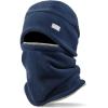 imageSukeen Winter Beanie Hat Scarf Set for Men Women Warm Hat with Faux Fleece Neck Warmer Cold Weather Caps for Cycling OutdoorDark Blue
