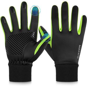 imageSukeen Winter Gloves Men Women Touchscreen AntiSlip Sports Gloves Lightweight Cold Weather Warm Gloves for Running Cycling
