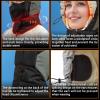 imageSukeen Lightweight Trapper Hats for Women Men Waterproof Bomber Hats Windproof Winter Warm Hat with Ear Flaps and MaskBlack