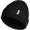 imageSukkeen Kids Winter Beanie Hat for Girls ampamp Boys  Warm Knitted Hat Age 310 Seepage Proof Skull Cap for Daily Outdoor UseBlack