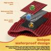 imageSukkeen Kids Winter Beanie Hat for Girls ampamp Boys  Warm Knitted Hat Age 310 Seepage Proof Skull Cap for Daily Outdoor UseWine Red