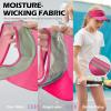 imageSukeen 2 Packs Kids Sun Visor Hats for Girls BoysLightweight Sports Cap Cooling UPF50 Sun Hat for Running Outdoor Activity