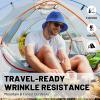 imageSukeen Bucket Hat for Men ampamp Women Lightweight UV Protection 50 Sun Hat with Adjustable Chin Strap Waterproof for HikingBlue